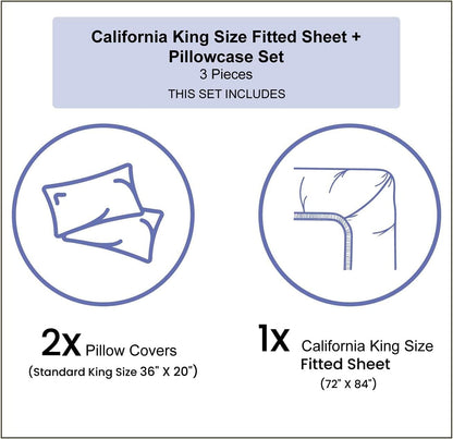 Decorative Bedding Sheet Set Cal-King Size, Marble Deep Pockets Fitted Sheet & 2 Pillow Sham Set, Pink and Peach Marble Background Crack Pattern Print Microfiber 3pc Bed Sheets Set