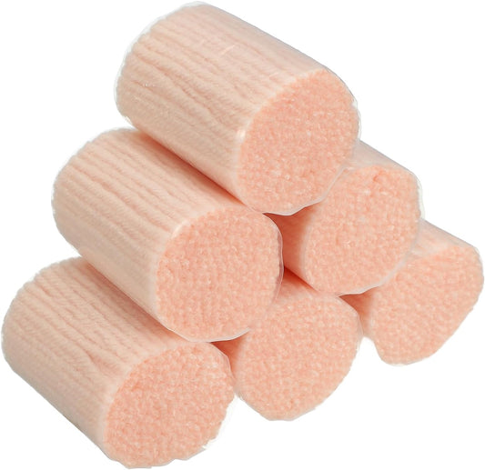 6 Rolls Latch Hook Yarn, 3mm Light Pink Latch Hook Kit Yarn Precut Hook Rugs Making Crochet Bundles for Rug Adults Beginners Tapestry DIY Craft