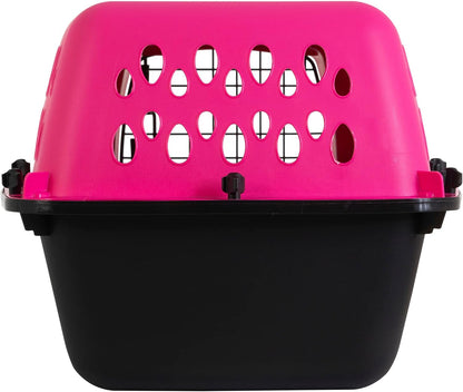 Pet Porter Fashion Dog Kennel 23in, Hot Pink, for Pets up to 15lbs