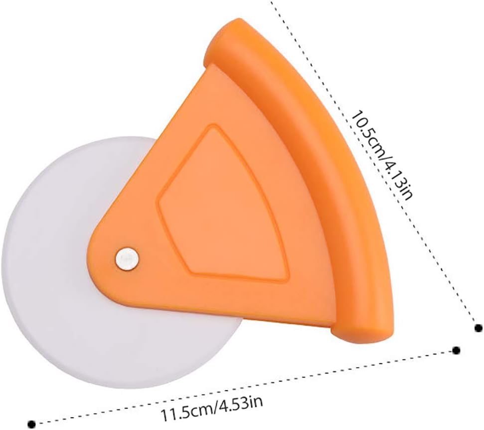 Plastic Pizza Cutter Food Grade ABS Slicing Tool Ergonomic Handle with Safety Features for Cakes Breads and Pastries (pink)