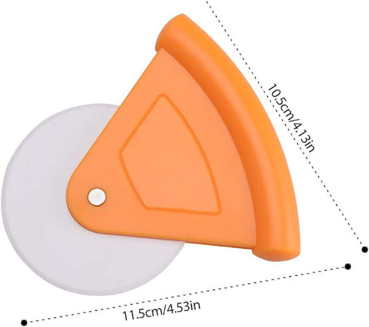 Plastic Pizza Cutter Food Grade ABS Slicing Tool Ergonomic Handle with Safety Features for Cakes Breads and Pastries (pink)