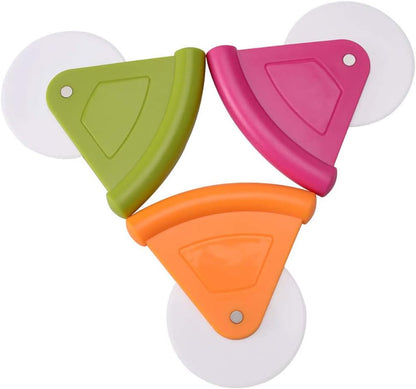 Plastic Pizza Cutter Food Grade ABS Slicing Tool Ergonomic Handle with Safety Features for Cakes Breads and Pastries (pink)