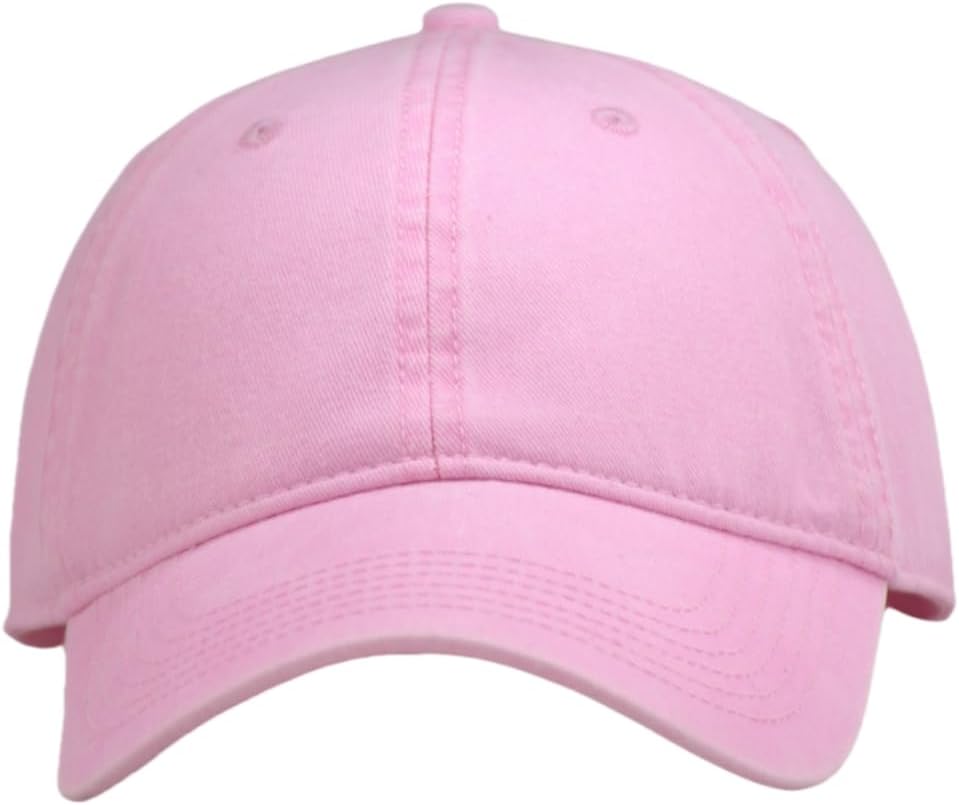 Vintage Cotton Washed Baseball Cap S to XXL Unstructured Low Profile Adjustable Distressed Dad Hat for Men Women
