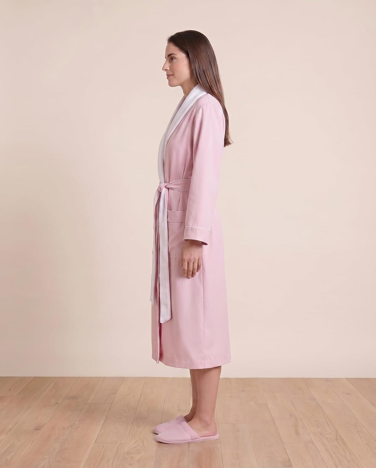 Luxury Spa Robe - Microfiber with Cotton Terry Lining
