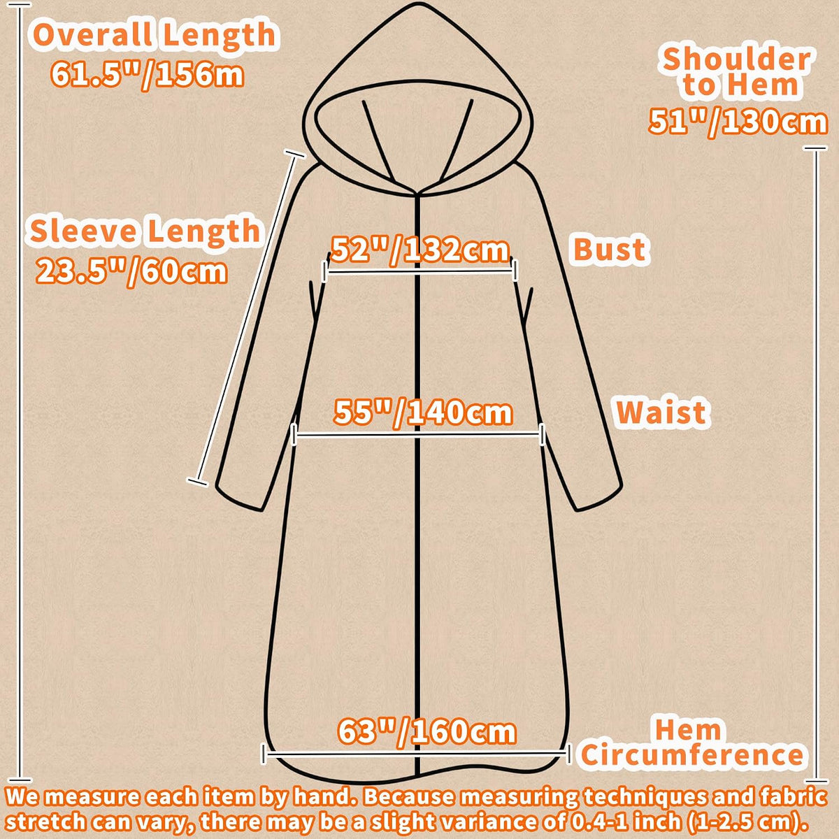 Women's Plush Flannel Robe - Hooded, Long Soft Bathrobe with Pockets, Super Warm, Loungewear for Women