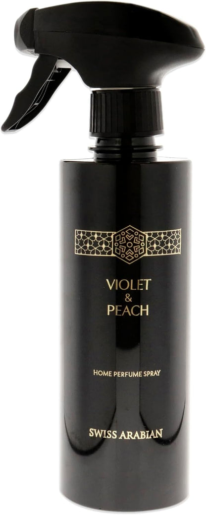 Violet and Peach Air Freshener - Luxury Products from Dubai - Lasting Home Fragrance Room Spray - Give Your Home A Seductive Signature Aroma - The Luxurious Scent of Arabia - 10.14 Oz