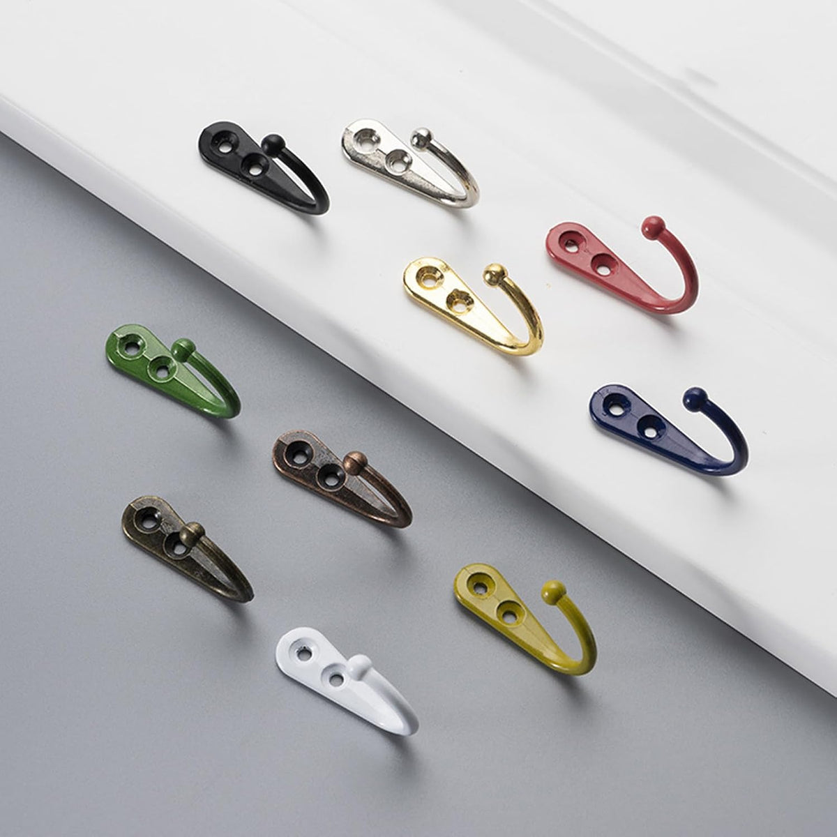 4 Pcs Wall Mounted Hooks for Bedroom,Bathroom,Kitchen,and Cabinet Hangers (with 8 Screws)-Pink