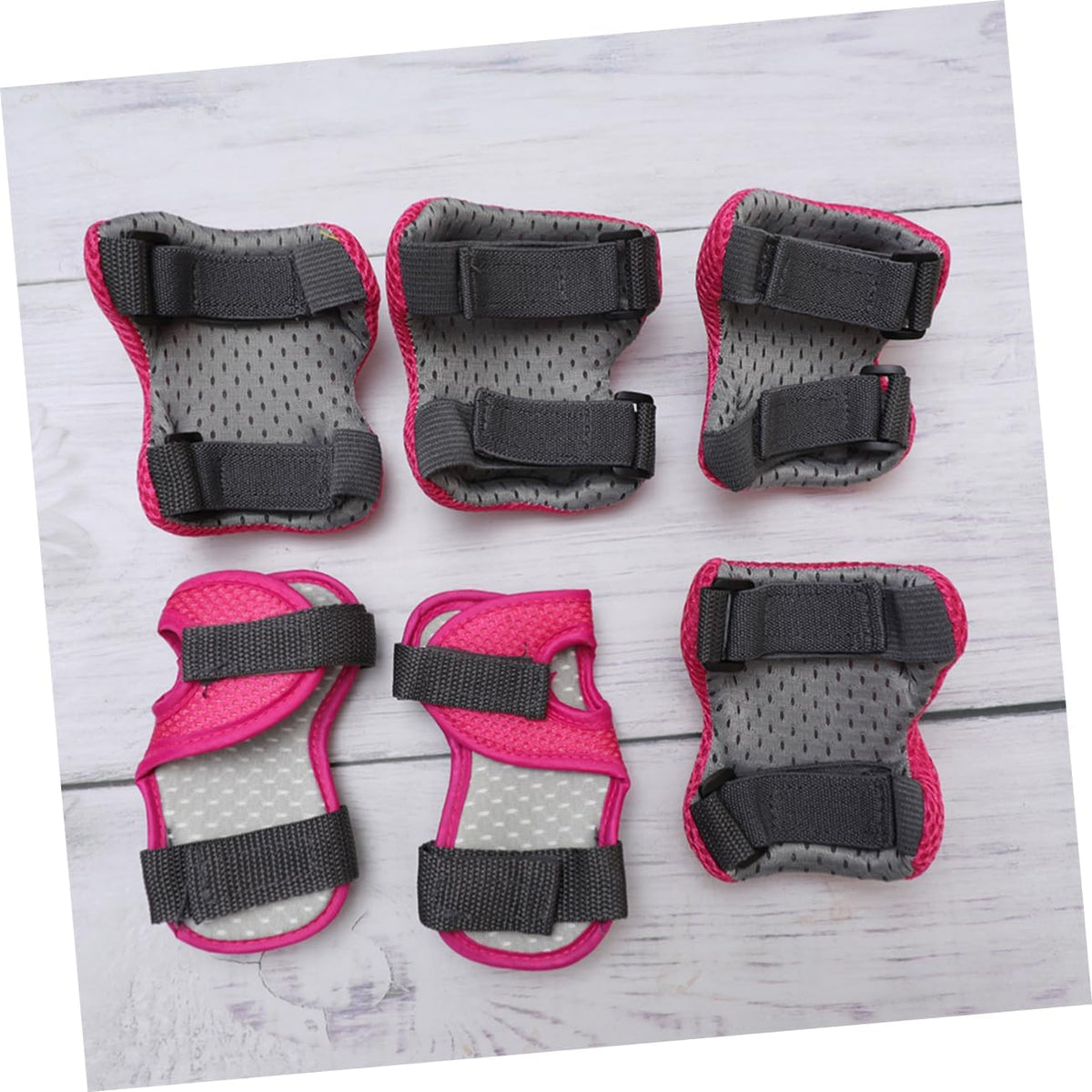 6Pcs Kid Skating Sliding Plate Protectors for Girls Boys, Pink