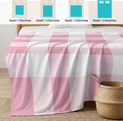 40"x60" Lap Cooling Blanket Pink Ice Silk Lightweight Breathable Soft Summer Blanket for Hot Sleepers Couch Bed Sofa Camping Plaid
