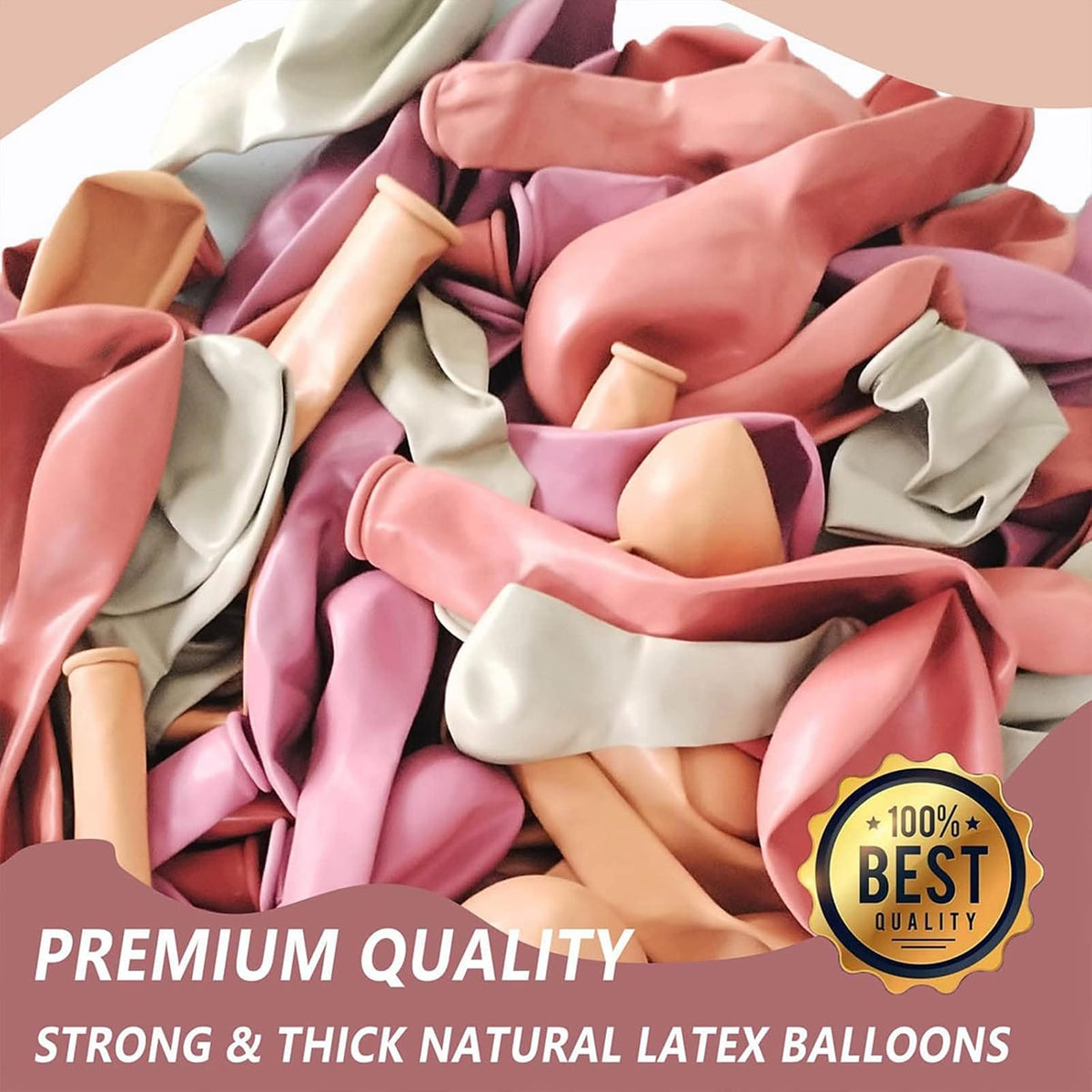 Retro Blush Pink Balloon Arch Kit Boho Pastel Pink Balloons Party Decor
