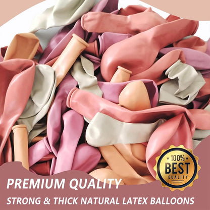 Retro Blush Pink Balloon Arch Kit Boho Pastel Pink Balloons Party Decor