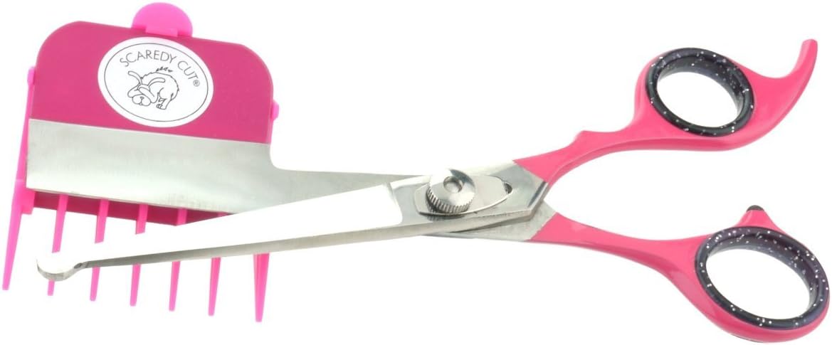 No Buzz Clipper + Sharpener Silent Home Pet Grooming Kit, Pink, Right-Handed