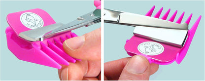 No Buzz Clipper + Sharpener Silent Home Pet Grooming Kit, Pink, Right-Handed