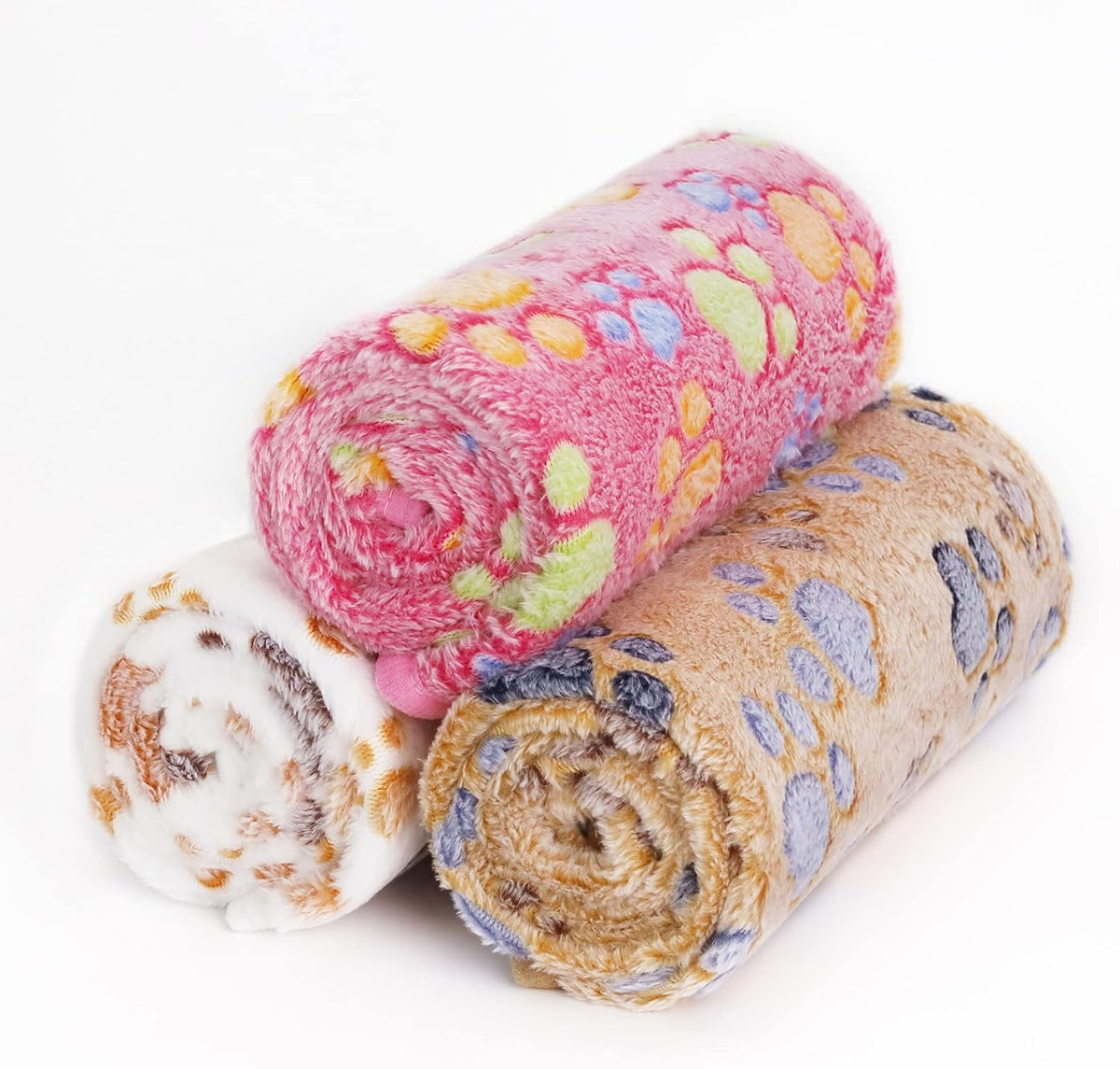 Dog Blankets, 3 Pack Fleece Pet Blankets, 24x32 Inches