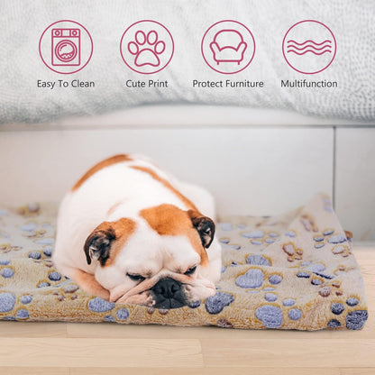 Dog Blankets, 3 Pack Fleece Pet Blankets, 24x32 Inches