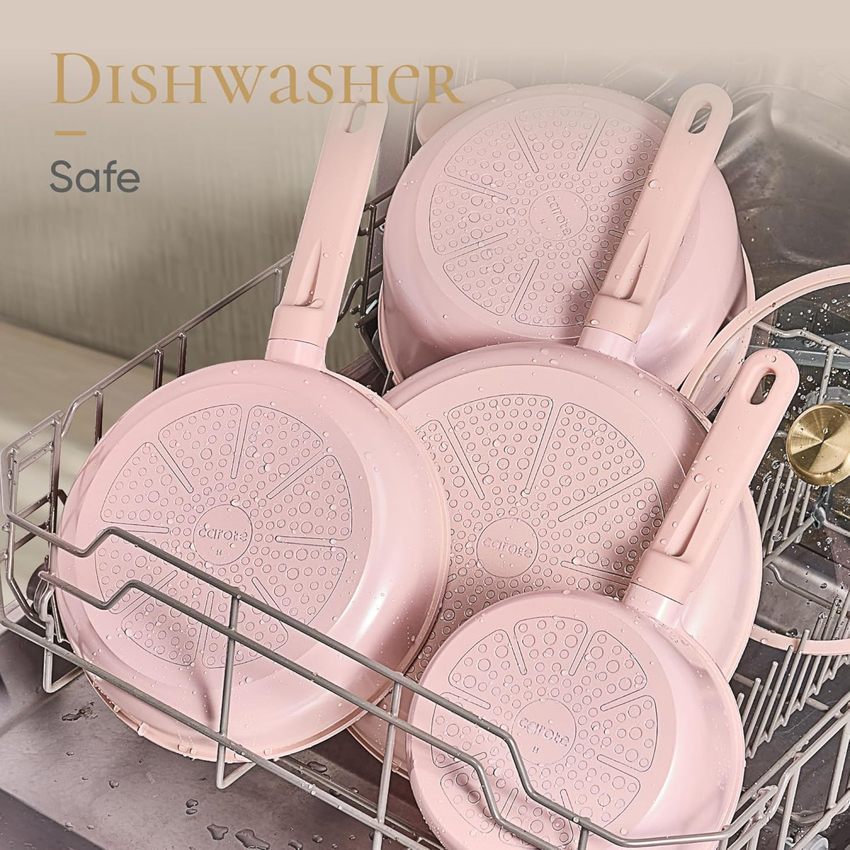Pots and Pans Set, Ceramic Cookware Set, 14pcs
