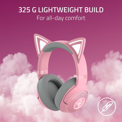 Kraken Kitty V2 BT Wireless RGB Headset, Pink