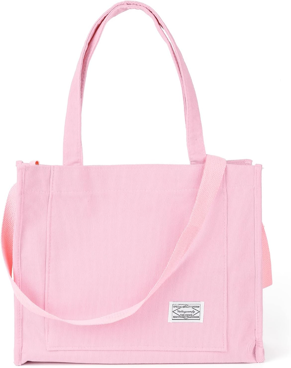 Corduroy Tote Bag for Women Travel Crossbody Bag