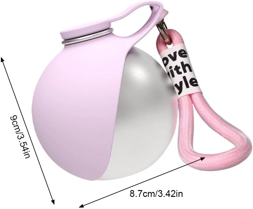 Foldable Pet Water Bottle for Travel, 2 in 1 Portable Dog Water Bottle, Dog Travel Waters Bottles with Bowl, Leak Proof Stainless Steel Pet Waters Dispenser for Walking Hiking, for Small Dogs