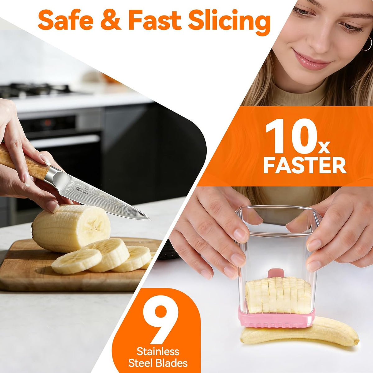 Strawberry Slicer Cup, Fruit Cutter – Quick-Slice, Meal Prep, Pink