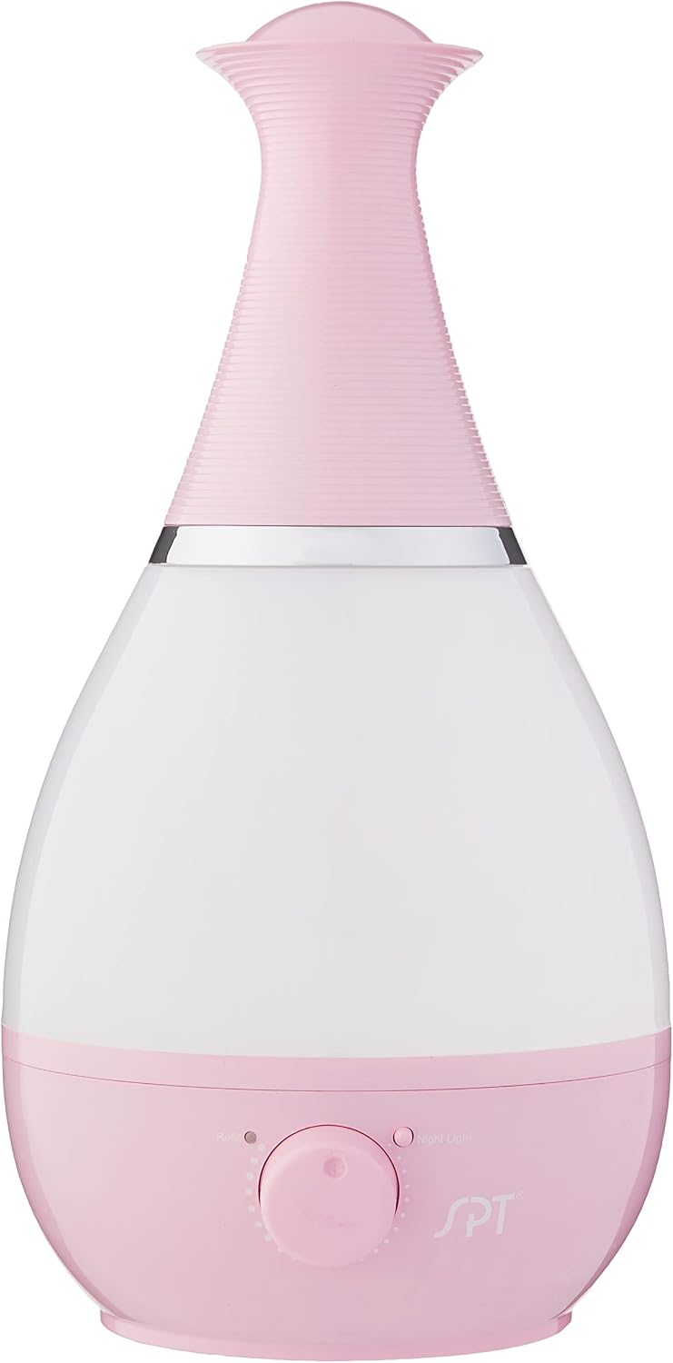SPT Ultrasonic Humidifier with Fragrance Diffuser, Pink