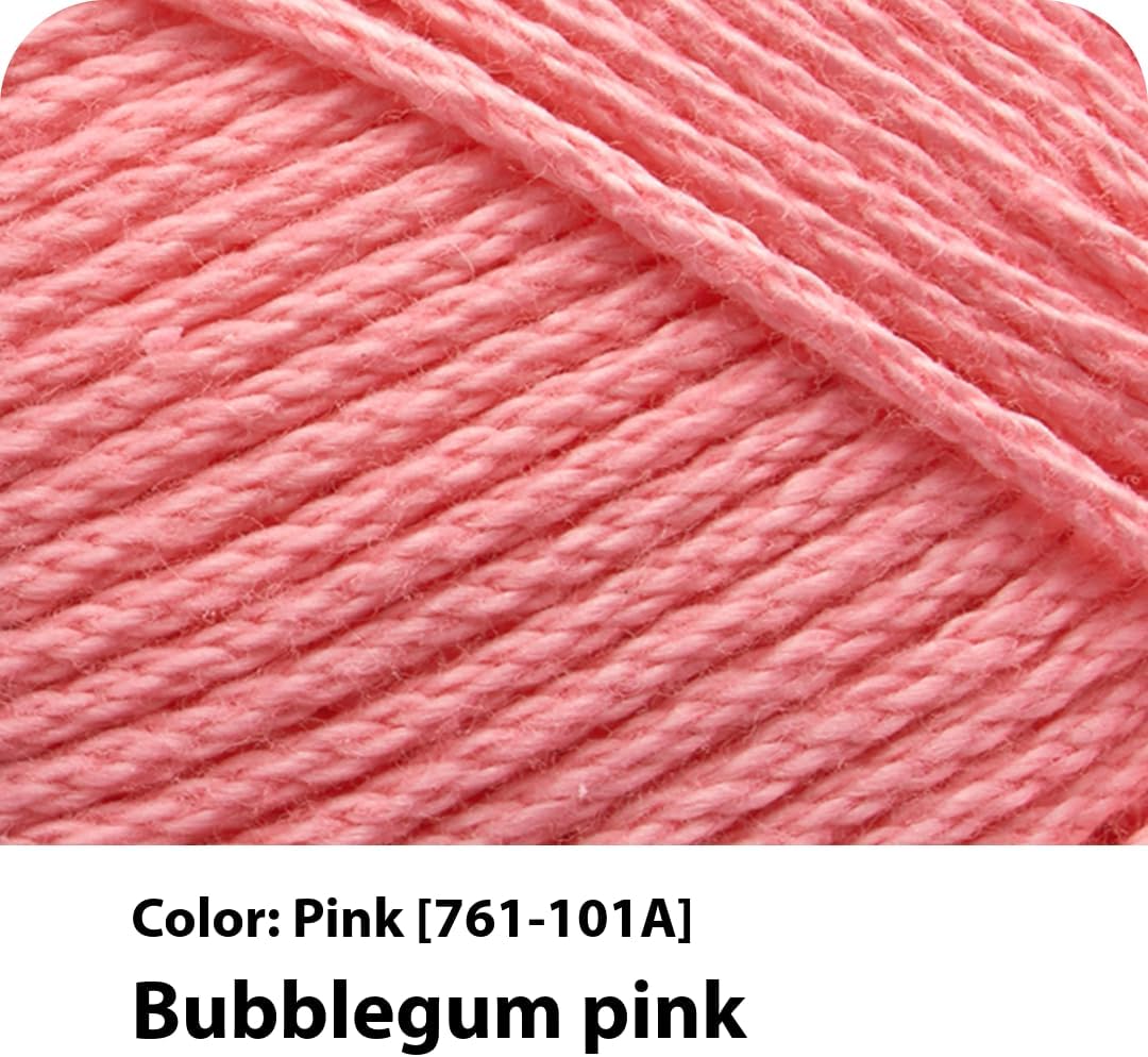 24/7 Cotton Yarn, Pink, 1 Pack