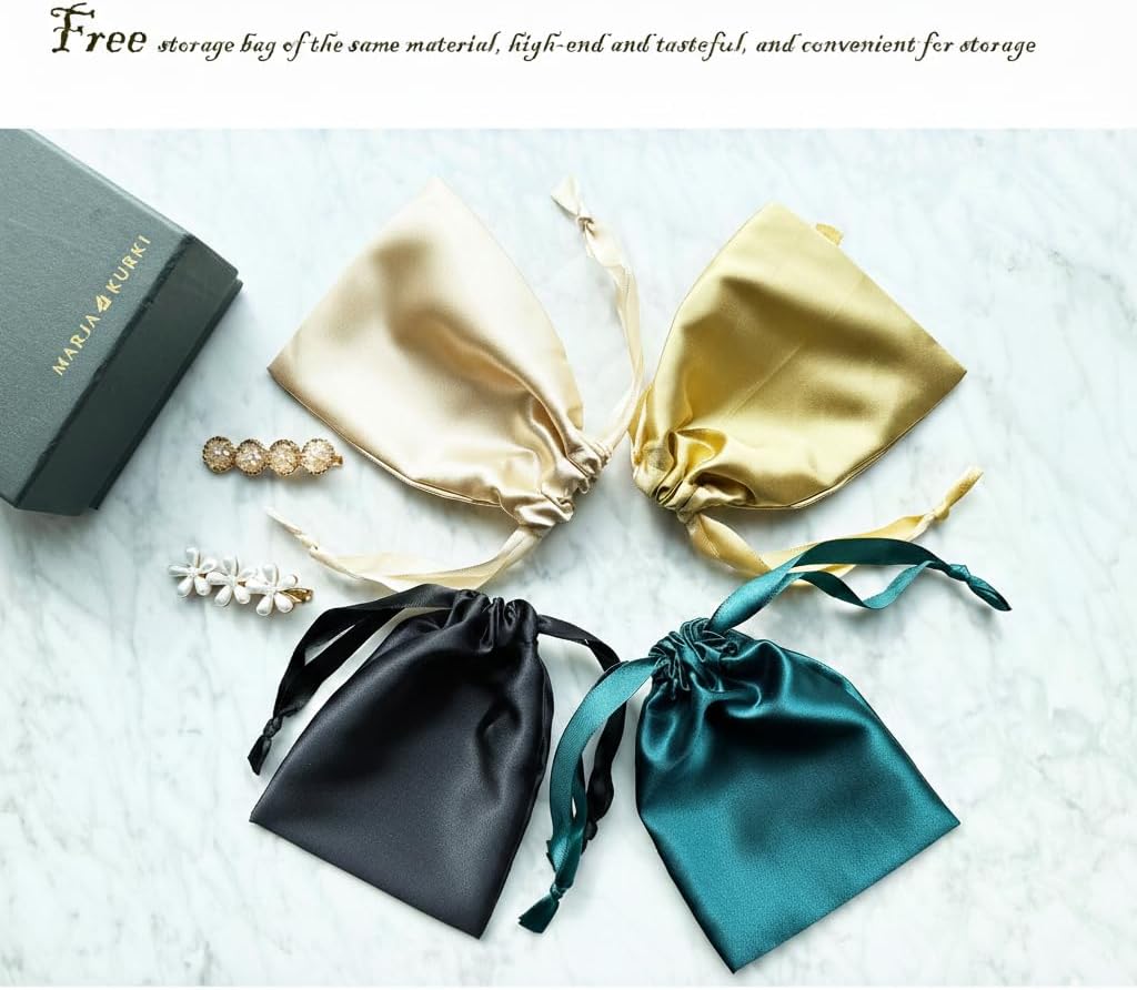 Sleep Mask - Silk Eye Cover for Sleeping with Satin Storage Bag Pink 3 Pcs Save 20%