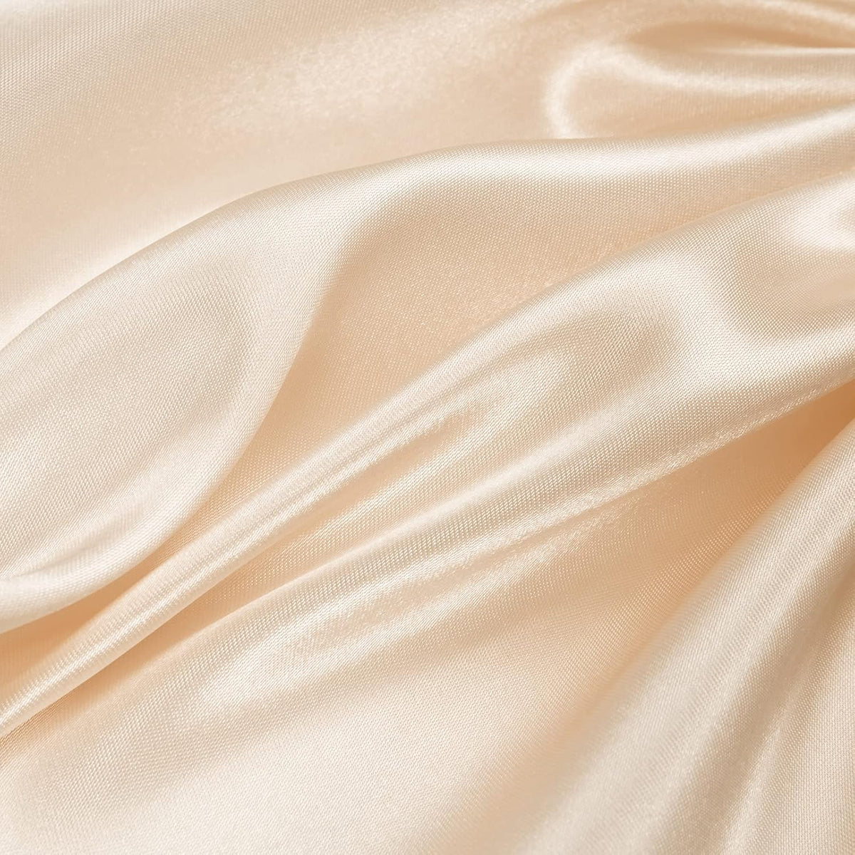 Peach Satin Tablecloth 60 x 102 Inches