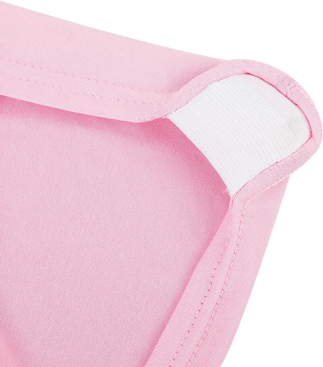 Stretch Spandex Folding Chair Cover for Wedding Party Dining Banquet Event (Pink,12pcs)