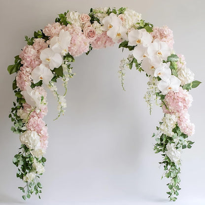 20" Real Touch Hydrangea Artificial Flowers,Pink,4PCS