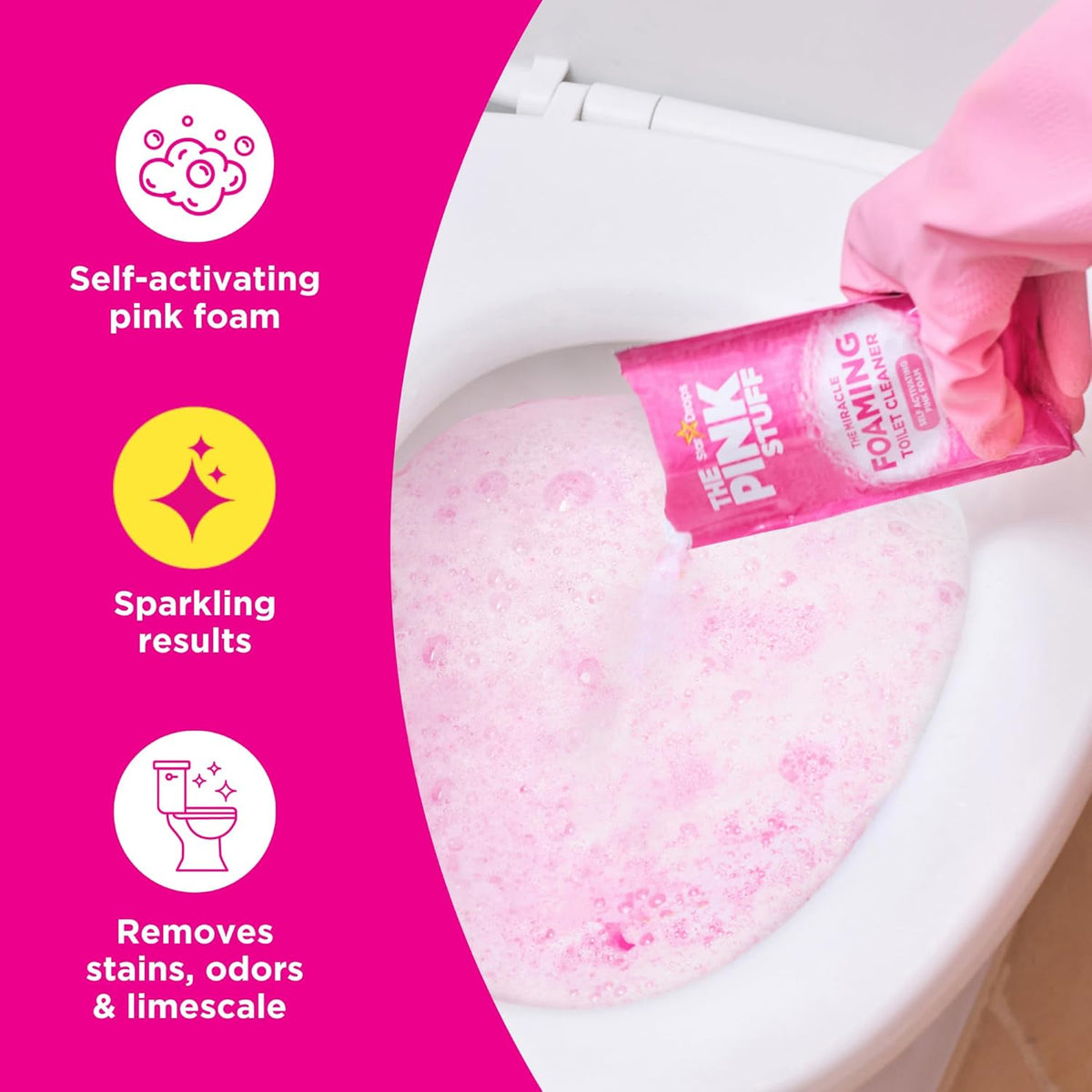 Stardrops Miracle Foaming Toilet Powder Kit