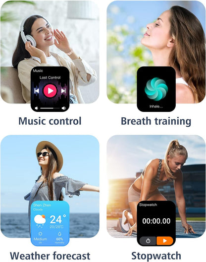 Smart Watch for Women, Bluetooth Call, for iPhone Android Pink