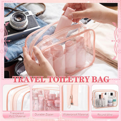 120 Pcs Spa Party Pink Sleepover Party Supplies Bulk Headband Wristband Scrunchies Towels Makeup Bag Mirror Claw Hair Clips Hair Brush Eye Mask for Girls Women Bridal Slumber Birthday Favor