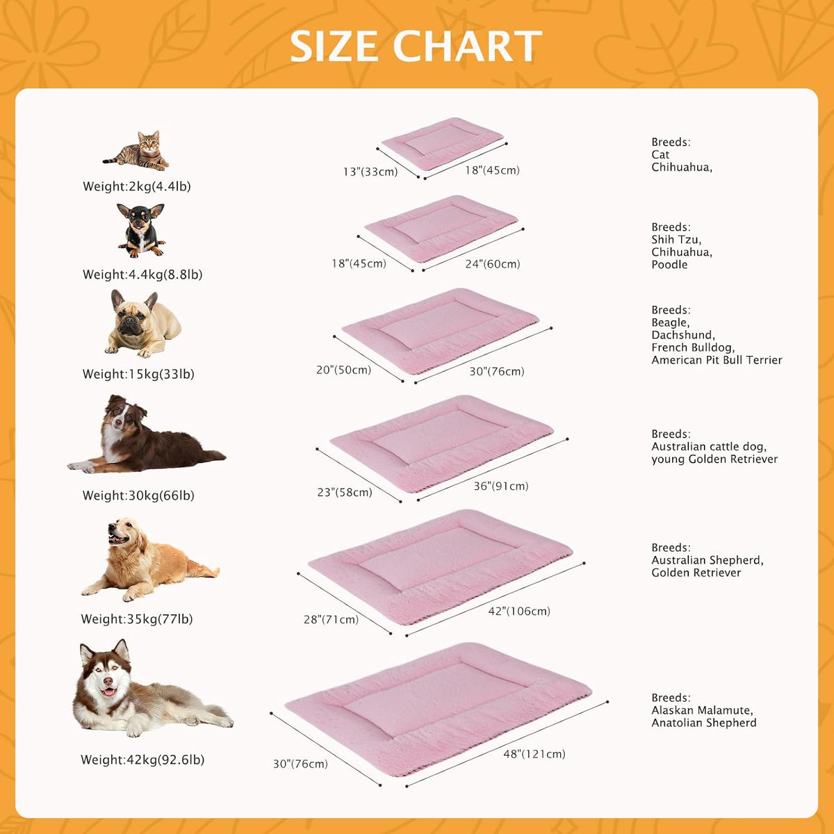 Reversible Dog Bed Mat with Plush and Corn Velvet,Soft Warm Pet Cushion, Dual Purpose Washable Sleeping Mattress Bed for Small Medium Large Dog and Cat XB004 (24"x18", Pink)