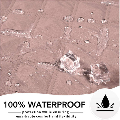 Waterproof Dog Bed Cover, Non-Slip Pet Blanket, 68x82in, Pink