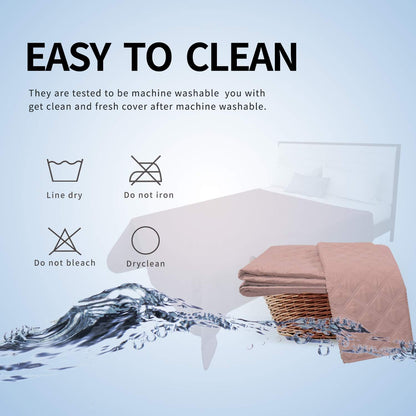 Waterproof Dog Bed Cover, Non-Slip Pet Blanket, 68x82in, Pink