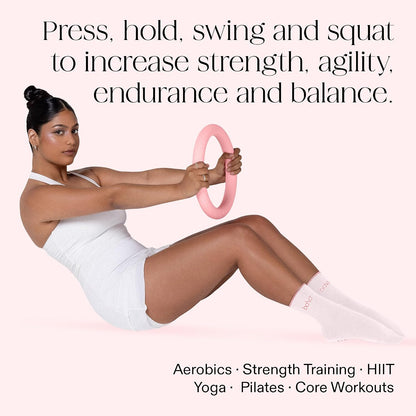 Power Ring, 2-in-1 Kettlebell & Dumbbell, 10LB - Home Gym Equipment