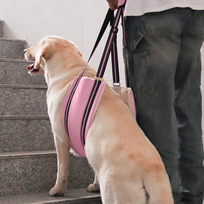 AIITLE Adjustable Dog Sling Dog Lift Harness Hind Leg Support, Pink S