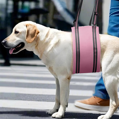 AIITLE Adjustable Dog Sling Dog Lift Harness Hind Leg Support, Pink S
