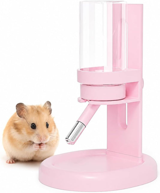 Hamster Water Bottle No Drip, 4oz Glass Small Animal Water Dispenser