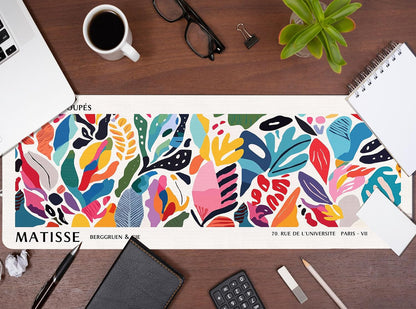 Abstract Computer Desk Mat Matisse Boho Mouse Pad 31.5x11.8