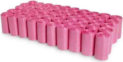 1000 Pet Waste Disposal Poop Bags EZ Pick Up Bag Pink Large Puppy Training