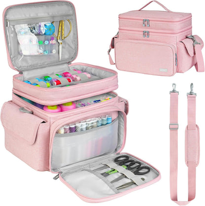 Small Sewing Supplies Organizer Bag(10.5 x 8 x 9inch),Sewing Box