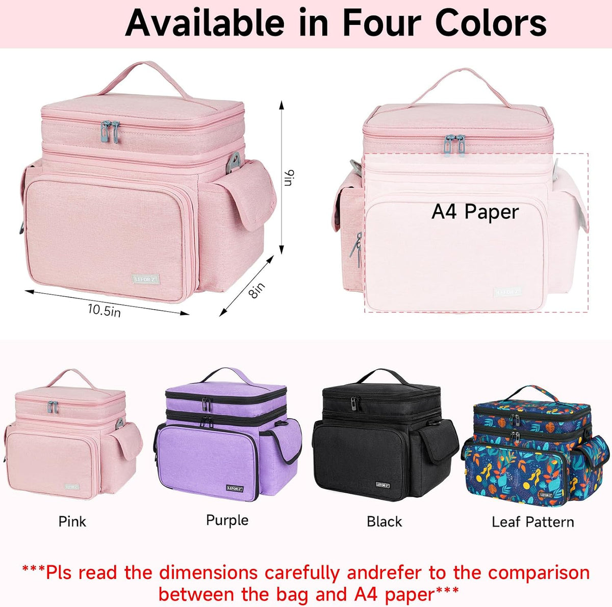 Small Sewing Supplies Organizer Bag(10.5 x 8 x 9inch),Sewing Box