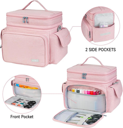 Small Sewing Supplies Organizer Bag(10.5 x 8 x 9inch),Sewing Box