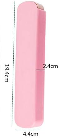 WOIWO 3 Pieces/Set of Stainless Steel Portable Tableware Outdoor Travel Smiley Face Fork Spoon Chopsticks Set (pink)