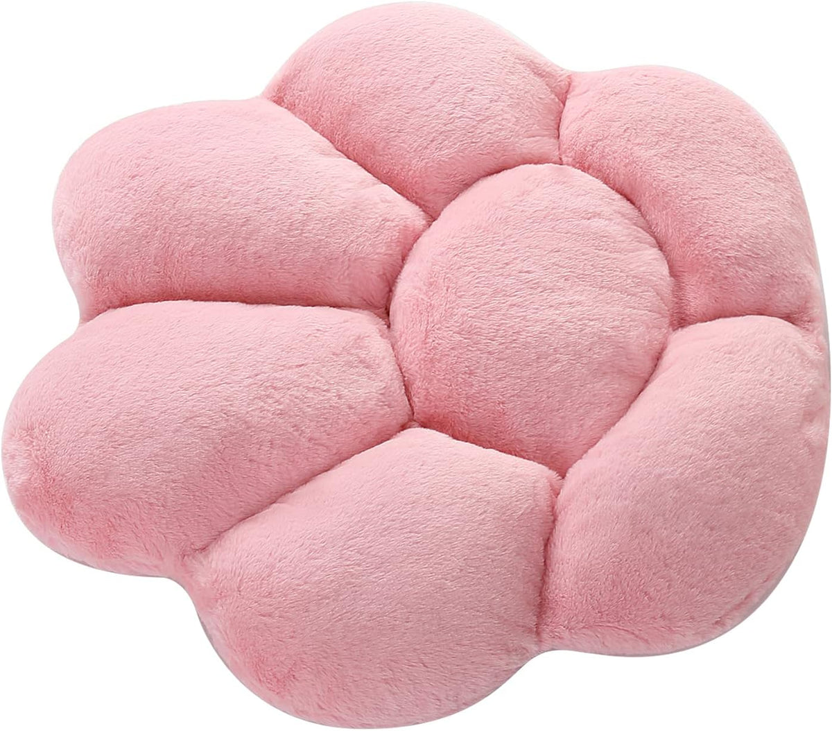 Cat Paw Cushion Kawaii Chair Cushions 27.5 x 23.6 inch Cute Stuff Seat Pad Comfy Lazy Sofa Office Floor Pillow for Gaming Chairs Room Decor Pink