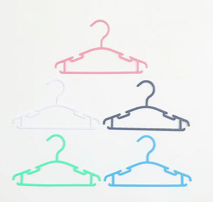 100 Pack Pink Baby Nursery Closet Hangers, Baby Hangers, Kids Hangers, Non-Slip Laundry Infant Pant & Coat Hangers for Newborn Clothes, Ultra-Thin Plastic Hangers for Girls Boys Toddler Kids