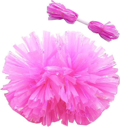 AOPANDA Cheerleading Pom Poms with Baton Handle for Team Spirit Sports Dance Cheering Kids Adults