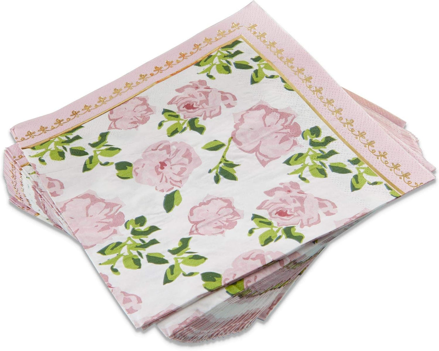 Kate Aspen Tea Time Whimsy Napkins-Pink (Set of 30) Serveware, One Size, Multi
